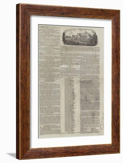 Page of Advertisements-null-Framed Giclee Print