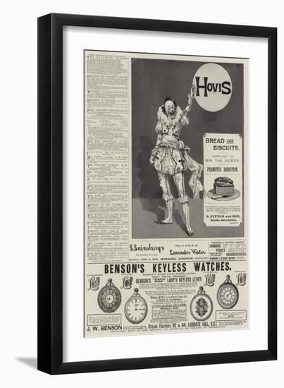 Page of Advertisements-null-Framed Giclee Print