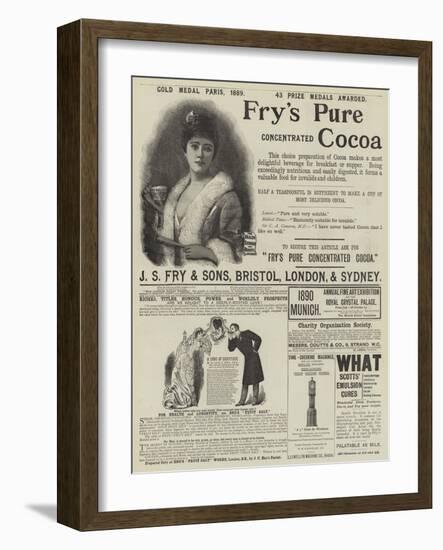 Page of Advertisements-null-Framed Giclee Print