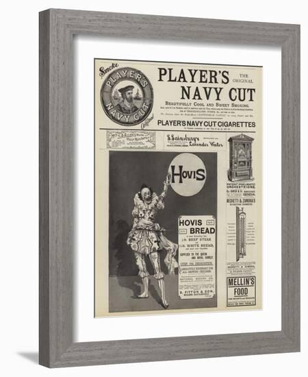 Page of Advertisements-null-Framed Giclee Print