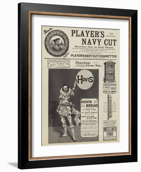 Page of Advertisements-null-Framed Giclee Print