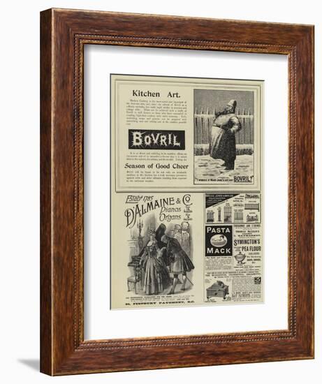 Page of Advertisements-null-Framed Premium Giclee Print