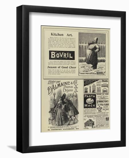 Page of Advertisements-null-Framed Premium Giclee Print