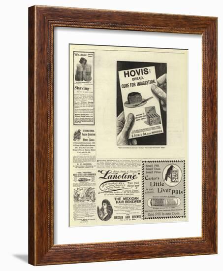 Page of Advertisements-null-Framed Giclee Print