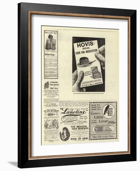 Page of Advertisements-null-Framed Giclee Print