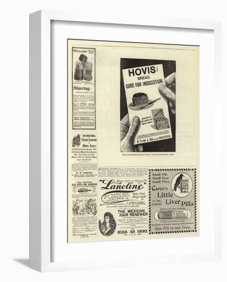 Page of Advertisements-null-Framed Giclee Print