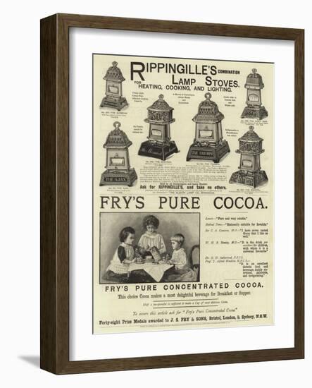 Page of Advertisements-null-Framed Giclee Print