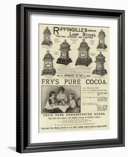 Page of Advertisements-null-Framed Giclee Print