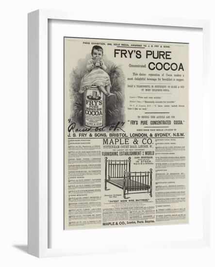 Page of Advertisements-null-Framed Giclee Print