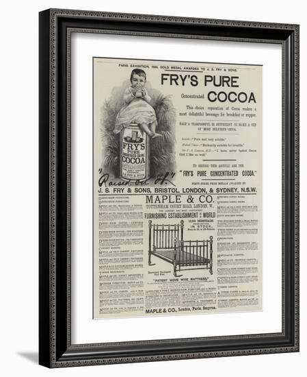 Page of Advertisements-null-Framed Giclee Print