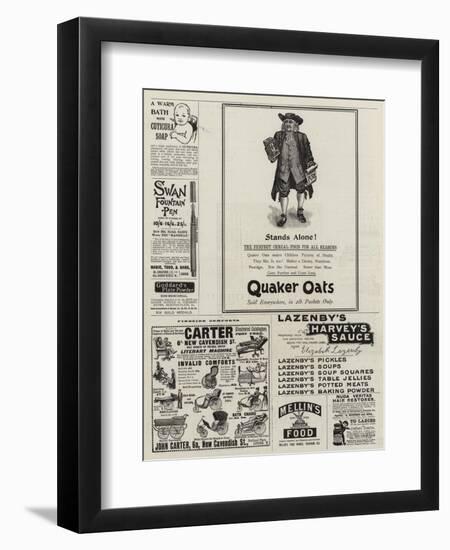 Page of Advertisements-null-Framed Premium Giclee Print