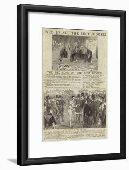 Page of Advertisements-null-Framed Giclee Print