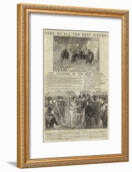 Page of Advertisements-null-Framed Giclee Print