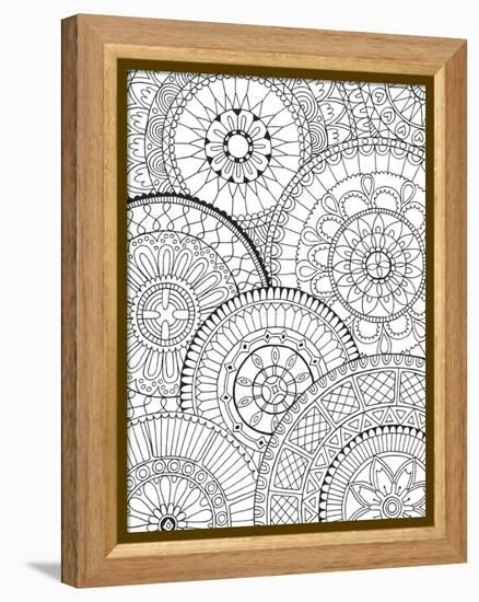 Page of Mandalas-Hello Angel-Framed Premier Image Canvas