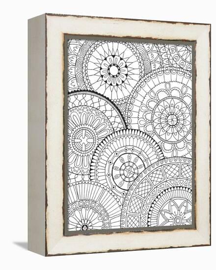 Page of Mandalas-Hello Angel-Framed Premier Image Canvas