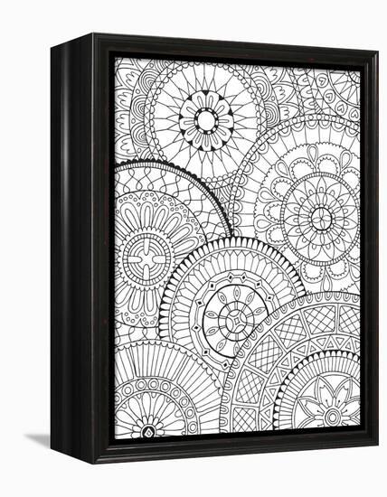 Page of Mandalas-Hello Angel-Framed Premier Image Canvas