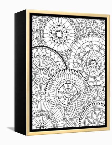 Page of Mandalas-Hello Angel-Framed Premier Image Canvas