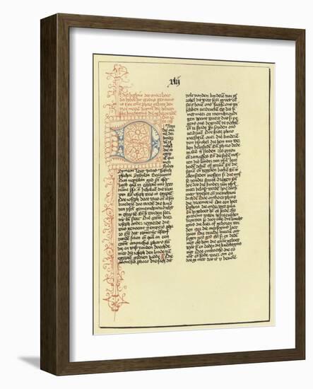 Page of the Book of Exodus-null-Framed Giclee Print