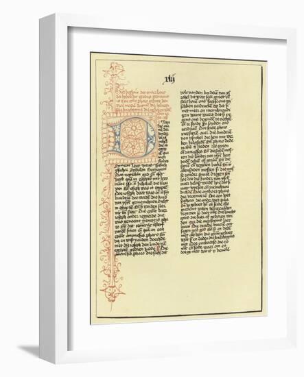 Page of the Book of Exodus-null-Framed Giclee Print