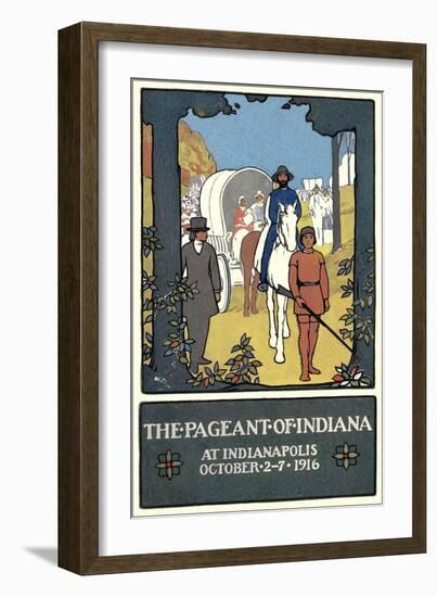 Pageant of Indiana Poster-null-Framed Giclee Print