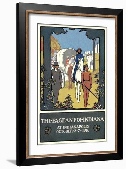 Pageant of Indiana Poster-null-Framed Giclee Print