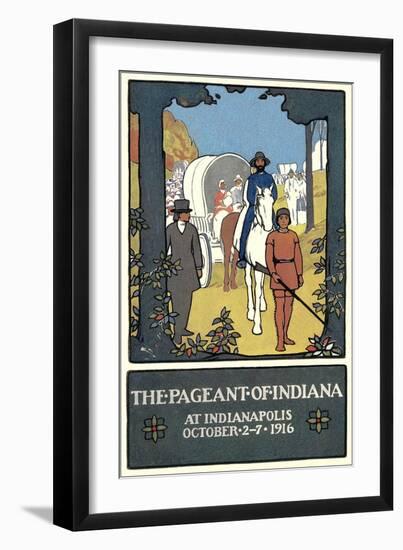 Pageant of Indiana Poster-null-Framed Giclee Print