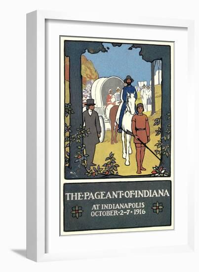 Pageant of Indiana Poster-null-Framed Giclee Print