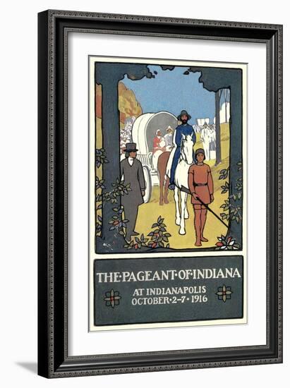 Pageant of Indiana Poster-null-Framed Giclee Print