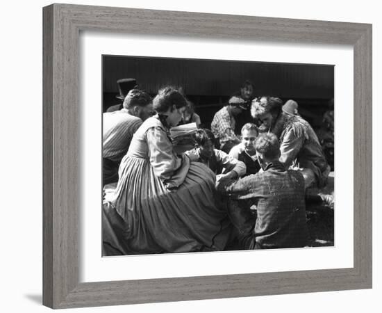 Pageant Participants-null-Framed Photographic Print