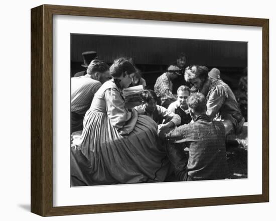 Pageant Participants-null-Framed Photographic Print