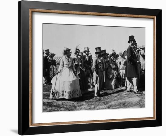 Pageant Participants-null-Framed Photographic Print