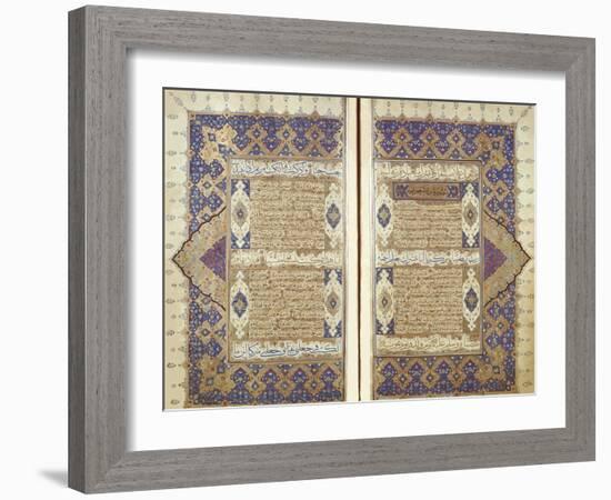 Pages From a Qur'an-null-Framed Giclee Print