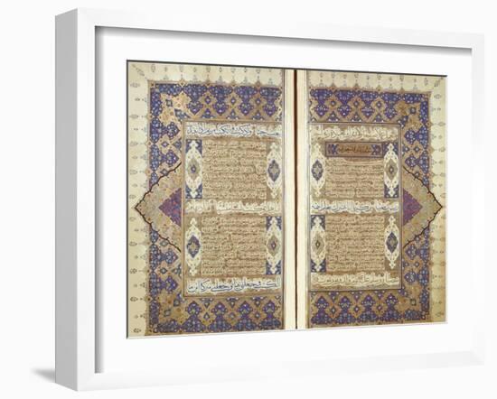 Pages From a Qur'an-null-Framed Giclee Print