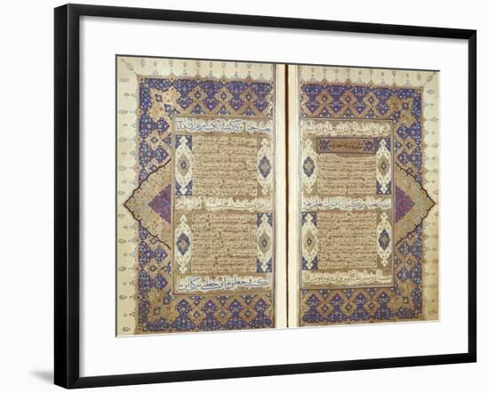 Pages From a Qur'an-null-Framed Giclee Print