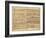 Pages from Score of the 'st. Matthew Passion', 1727-Johann Sebastian Bach-Framed Giclee Print