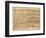 Pages from Score of the 'st. Matthew Passion', 1727-Johann Sebastian Bach-Framed Premium Giclee Print