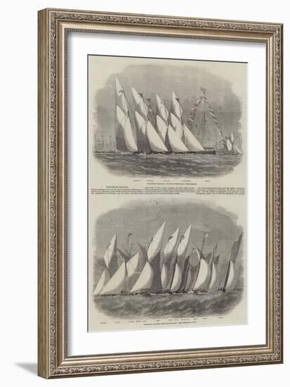 Paglesham Regatta-Edwin Weedon-Framed Giclee Print