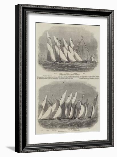 Paglesham Regatta-Edwin Weedon-Framed Giclee Print