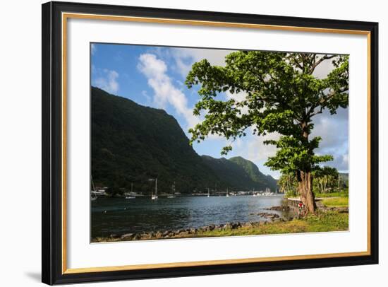 Pago Pago Bay, Tutuila Island, American Samoa, South Pacific-Michael Runkel-Framed Photographic Print