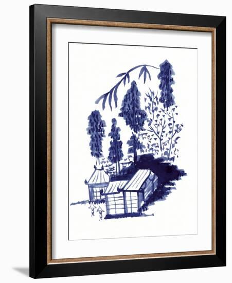 Pagoda 5-Cheryl Bartley-Framed Giclee Print