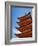 Pagoda at Itsukushima Jinja Shrine-Rudy Sulgan-Framed Photographic Print