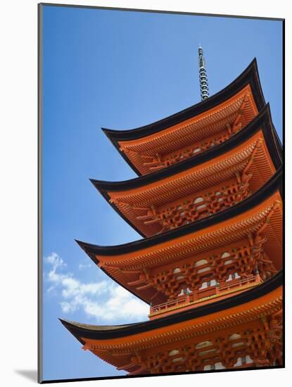 Pagoda at Itsukushima Jinja Shrine-Rudy Sulgan-Mounted Photographic Print