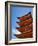 Pagoda at Itsukushima Jinja Shrine-Rudy Sulgan-Framed Photographic Print