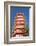 Pagoda at Ten Thousand Buddhas Monastery, Shatin, New Territories, Hong Kong, China, Asia-Ian Trower-Framed Photographic Print