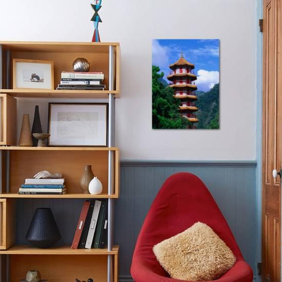 Pagoda At Tienhsiang Taroko Gorge National Park Hualien Taiwan Photographic Print By Martin Moos Artcom - 