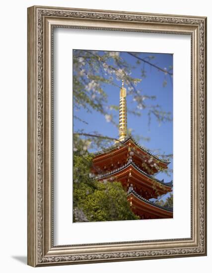 Pagoda at Tocho-Ji Temple, Fukuoka, Kyushu, Japan-Ian Trower-Framed Photographic Print