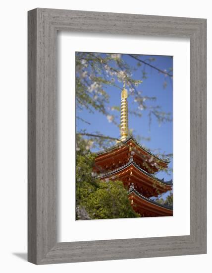 Pagoda at Tocho-Ji Temple, Fukuoka, Kyushu, Japan-Ian Trower-Framed Photographic Print