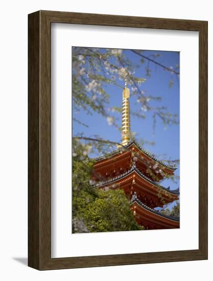 Pagoda at Tocho-Ji Temple, Fukuoka, Kyushu, Japan-Ian Trower-Framed Photographic Print