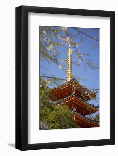 Pagoda at Tocho-Ji Temple, Fukuoka, Kyushu, Japan-Ian Trower-Framed Photographic Print