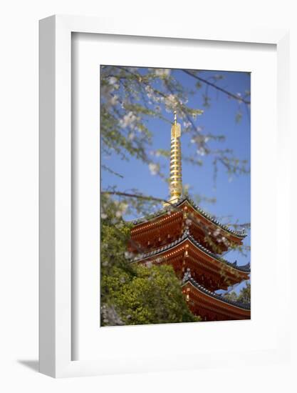 Pagoda at Tocho-Ji Temple, Fukuoka, Kyushu, Japan-Ian Trower-Framed Photographic Print